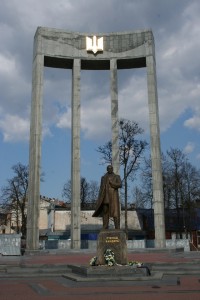 Pomnik Stepana Bandery we Lwowie