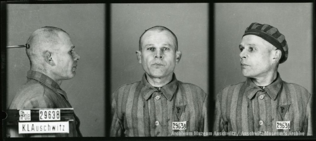 Władysław Kowanetz, zdjęcie wykonane przez obozowe gestapo